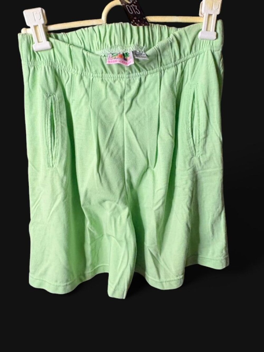 13-Vintage Blue Cabana Lime Green High-Waisted...